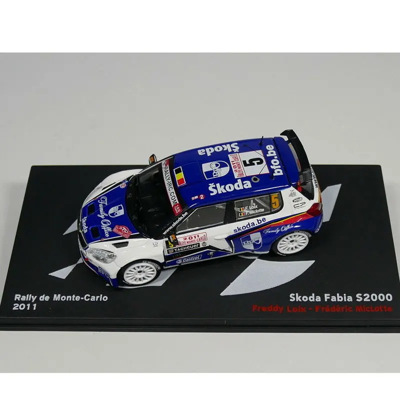 IXO 1/43 масштаб SKODA Fabia S2000 #5 гоночный автомобиль литый под давлением металлический