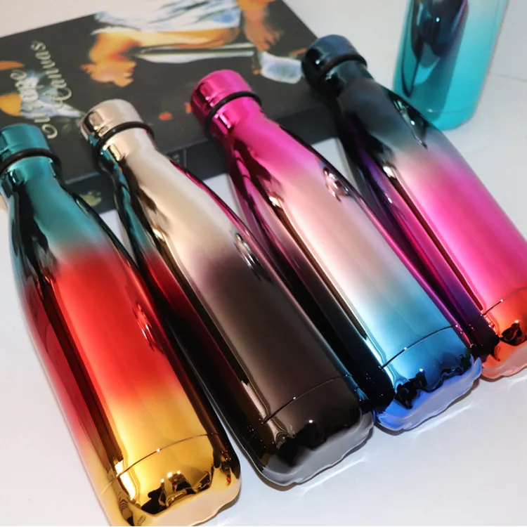 Вакуумная фляжка Спортивная бутылка нержавеющая сталь гальваническое покрытие