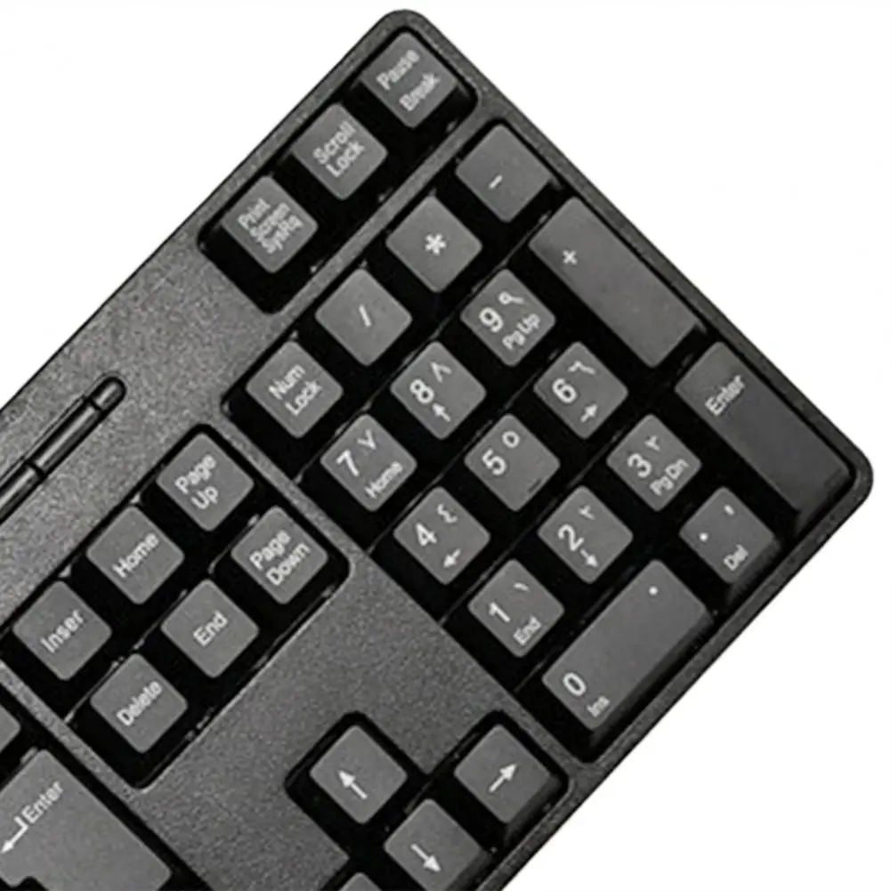 

Spanish Keyboard English/Arabic/French/Spanish USB Wired Silent Keyboard Waterproof 104 Keys Keyboard for Desktop Computer PC