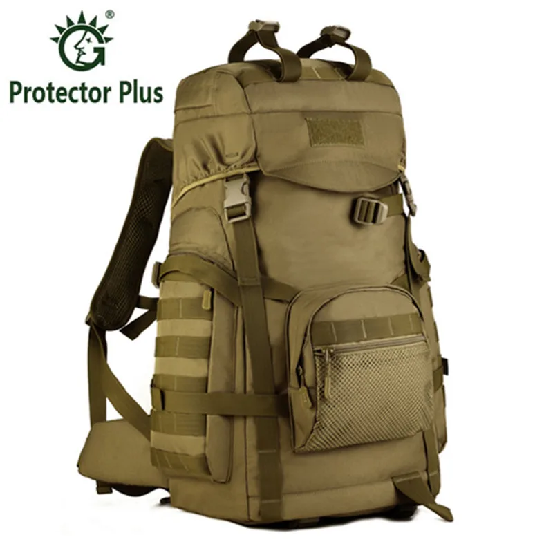 

Military Backpack Waterproof Nylon Backpacks Bag Multi-function Camouflage Pack 60L Rucksack Tactics Bag
