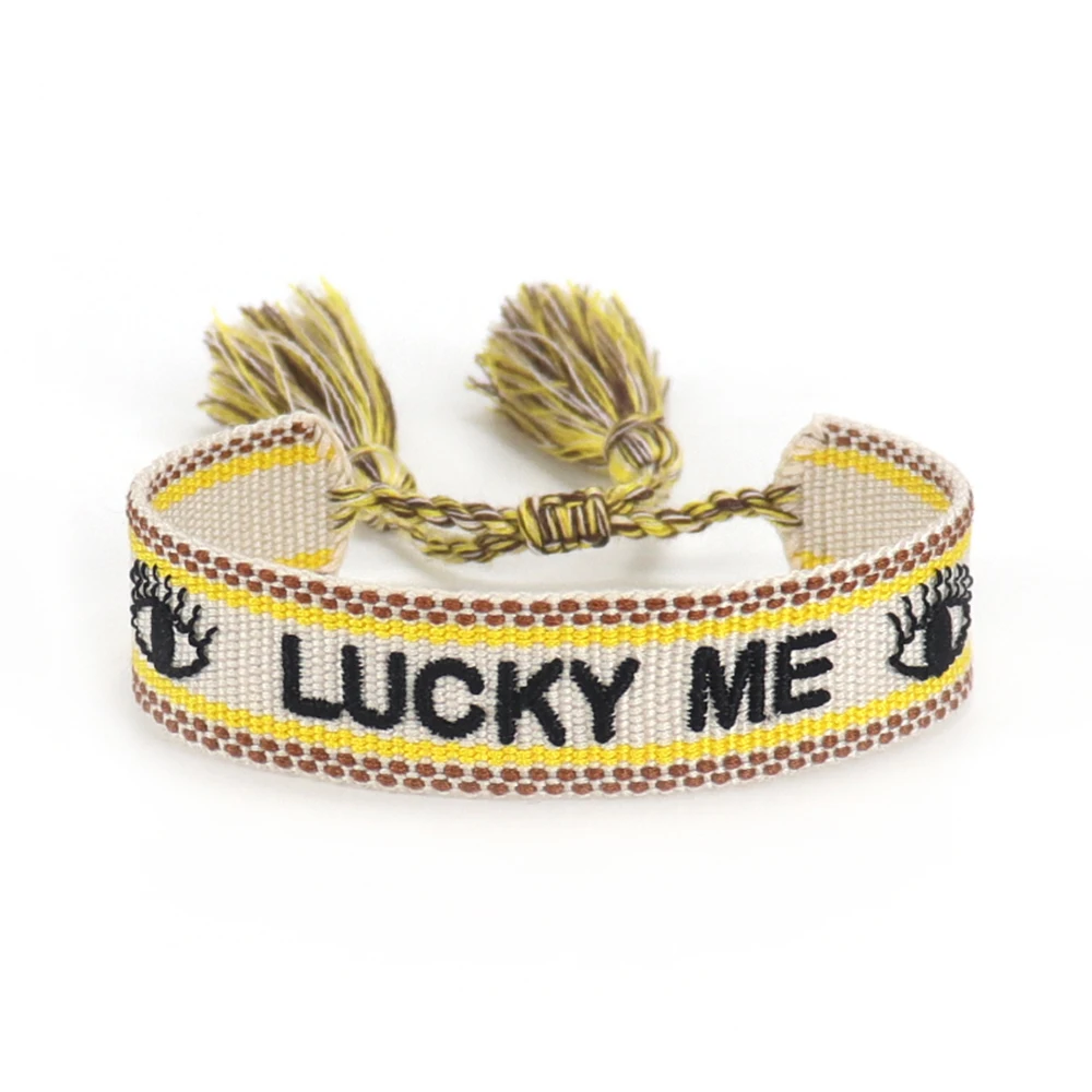 

Boho Style Hand-woven Rope Friendship Bracelet Pure Cotton Unisex Charm Bracelet Ethnic Jewelry Party Holiday Gift Wholesale