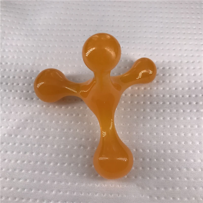 

Mini Beeswax Arch Body Massager Handheld Health Balance Four Ball Back Massage Stick Relax Acupressure Health Massage Tool