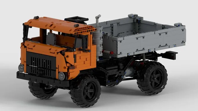 

New technology building block RC IFA L60 4x4 crawler DIY children assembly Truck Toy Gift model engineering vehicle MOC