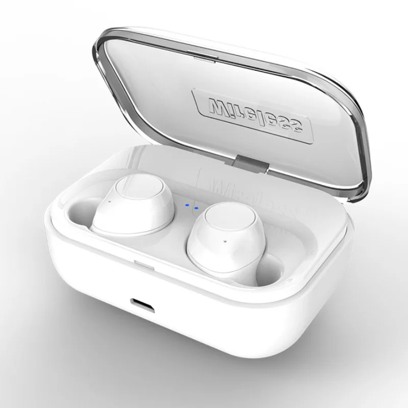 Беспроводная bluetooth гарнитура для зарядки мини бинауральная Спортивная с