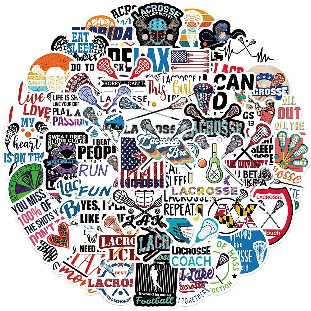 

10/30/50PCS Sports Hockey Stickers Waterproof Aesthetic Graffiti Decals Decorative Water Bottle Luggage Fridge Helmet Bicycle