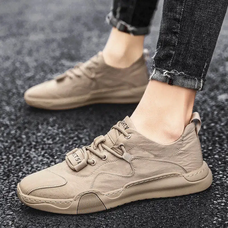 Мужская дышащая парусиновая обувь Сезон лето Новинка 2020 года Трендовая