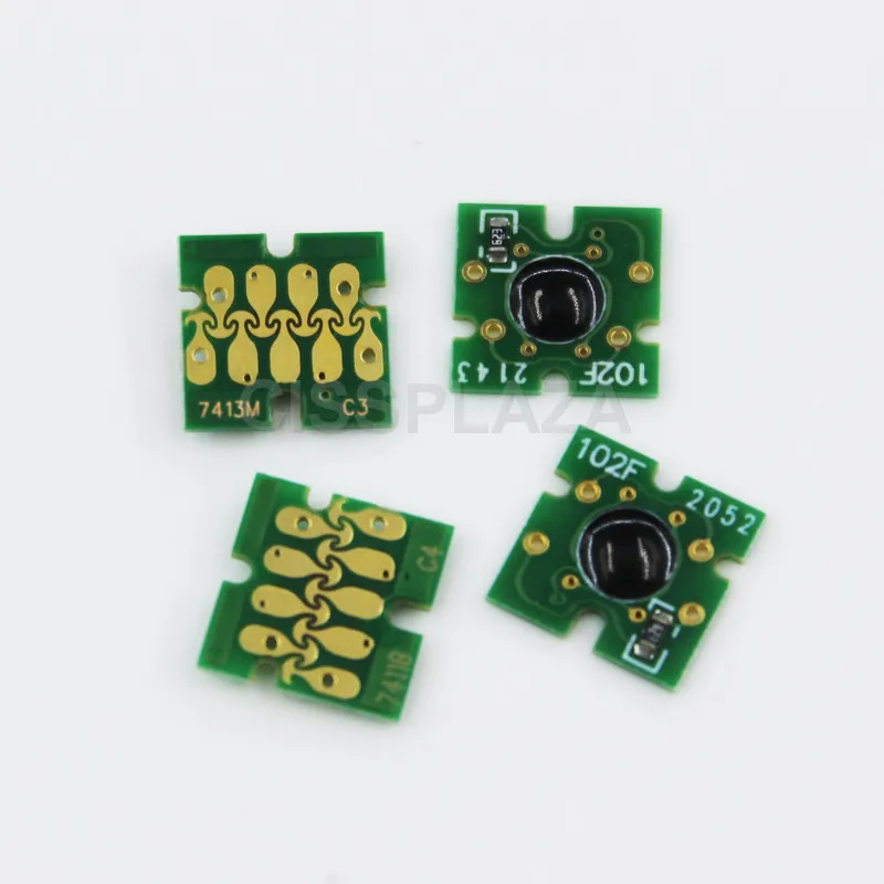 CISSPLAZA 4 набора/16 шт T7411 -T7414 чип чернильного бака для Epson SureColor F6000 F6070 F6200 F6270 F7000 F7070 F7100