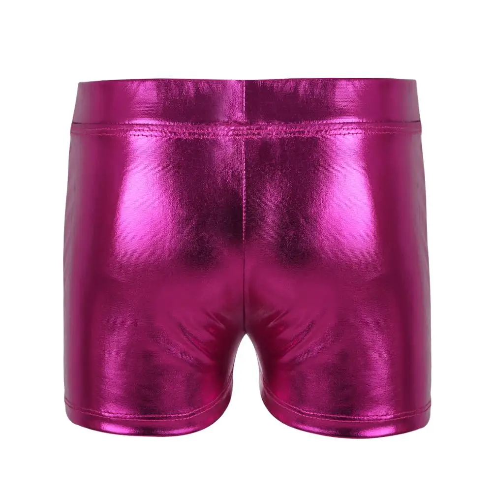 Гимнастический костюм для девочек короткий Блестящий Купальник балета