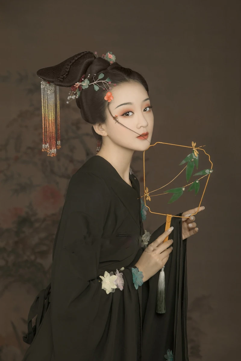Bi Meng WYJN черный простой сексуальный женский костюм Hanfu для тематической