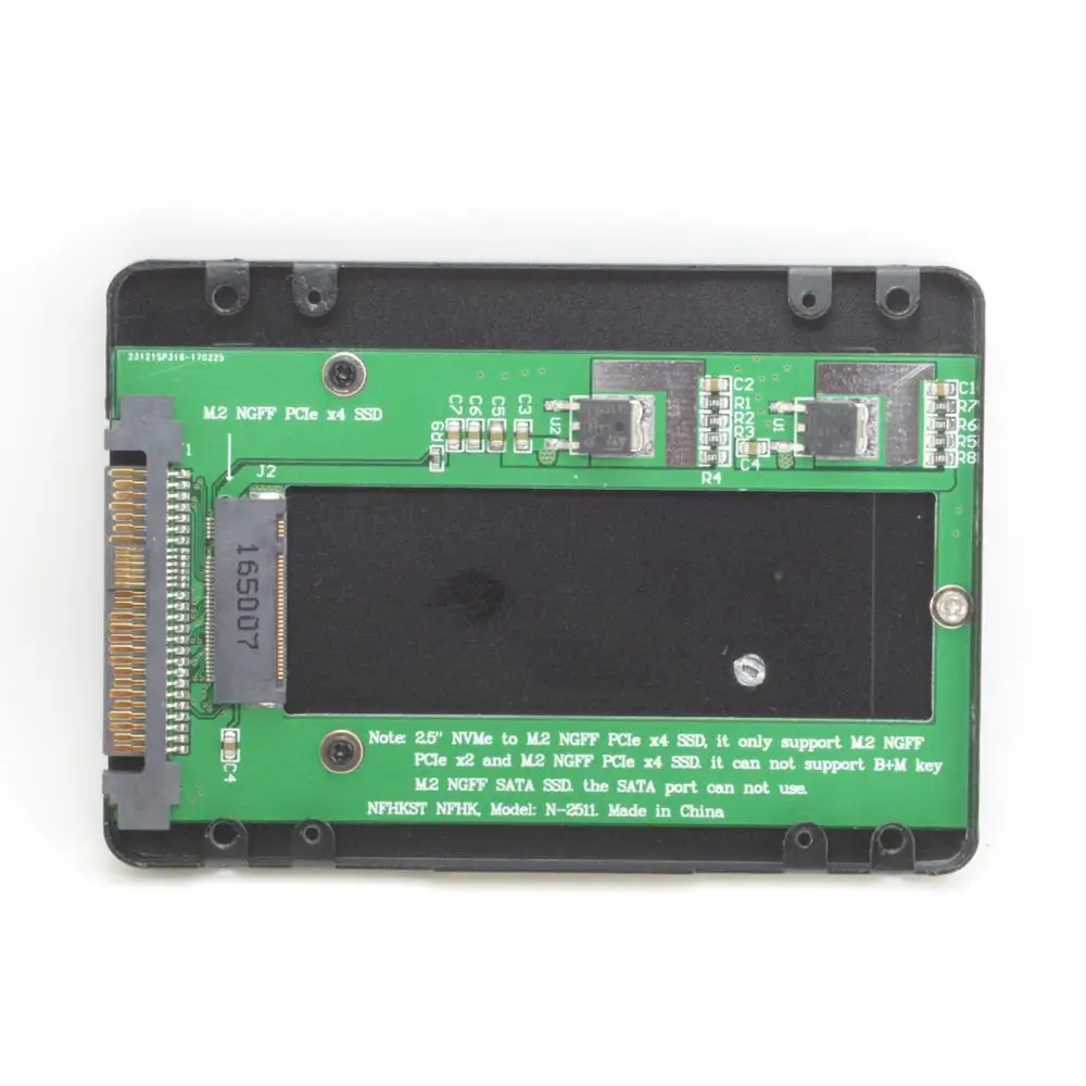 SFF 8639 NVME U.2 to NGFF M.2 M key PCIe корпус SSD для материнской платы Замена Intel 750 p3600