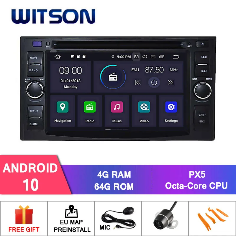 Автомобильный DVD-плеер WITSON на Android 10 с GPS для KIA PICANTO MORNING EURO STAR SEDONA CARNIVAL layer AutoAudio