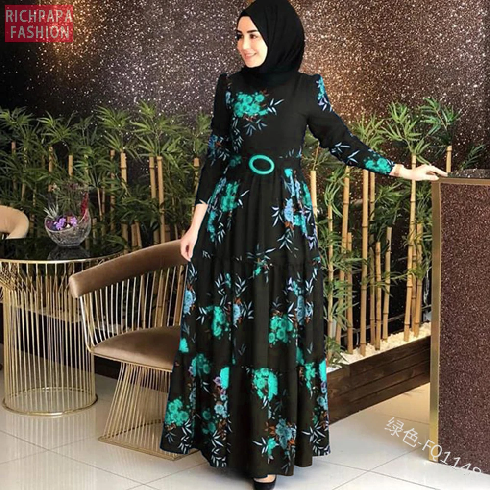 Мусульманское платье абайя турецкое хиджаб Caftan Marocain Абая для женщин