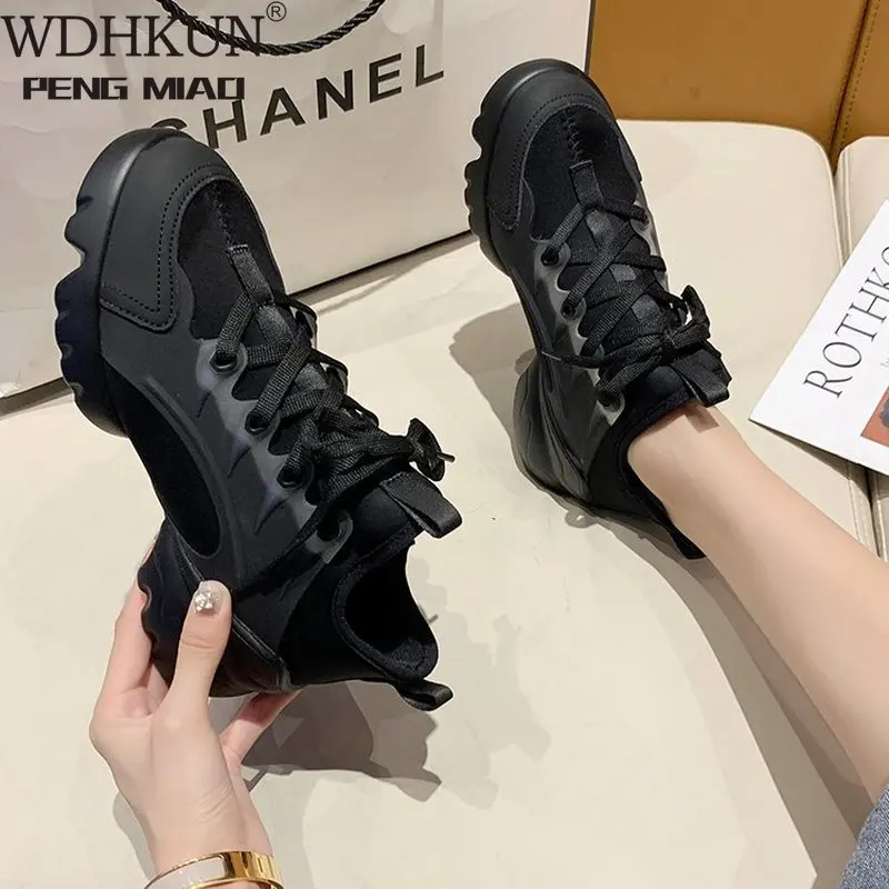 

Fashion Shoes for Women Lace-up Comfortable Shoes Woman Vulcanized Shoes Zapatillas Mujer 2021 Women Sneakers 35-40