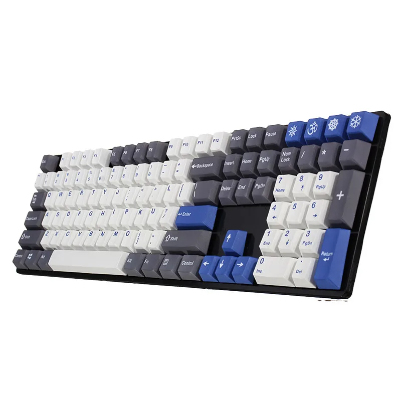 

110 Key Keycap Set Five-Sided Thermal Sublimation key cap Cherry MX Switch Profile PBT Keycaps for Mechanical Gaming Keyboard