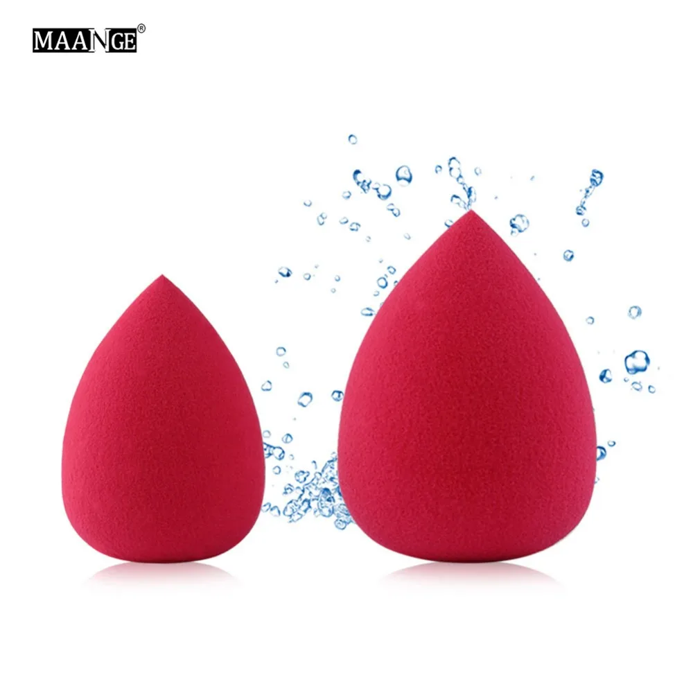 4 шт./лот губка для макияжа с каплями воды пудры лица Инструменты быть больше в