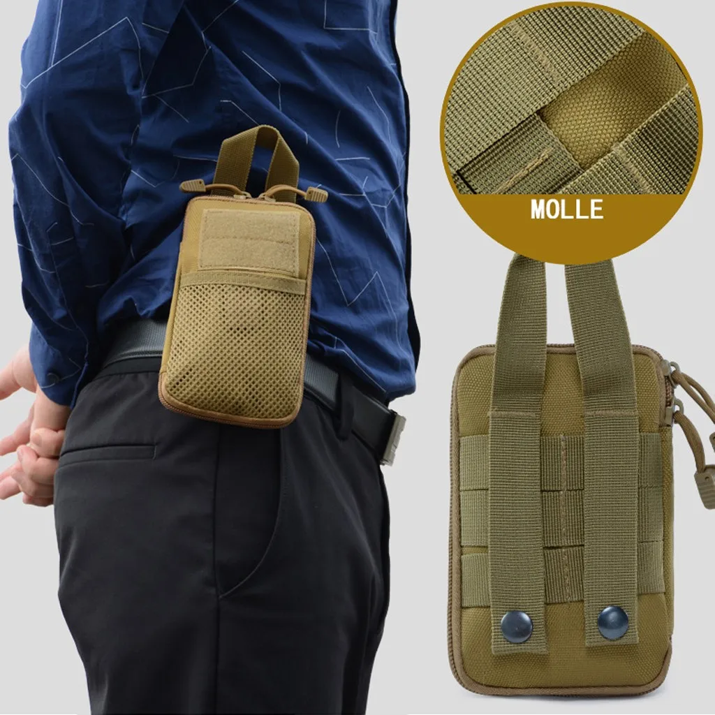 Oxford Tactical Bag Outdoor Military Multi-Function Waist Fanny Pack Phone Key Mini Tools Waterproof Airsoft Sport Hunting Pouch | Багаж и