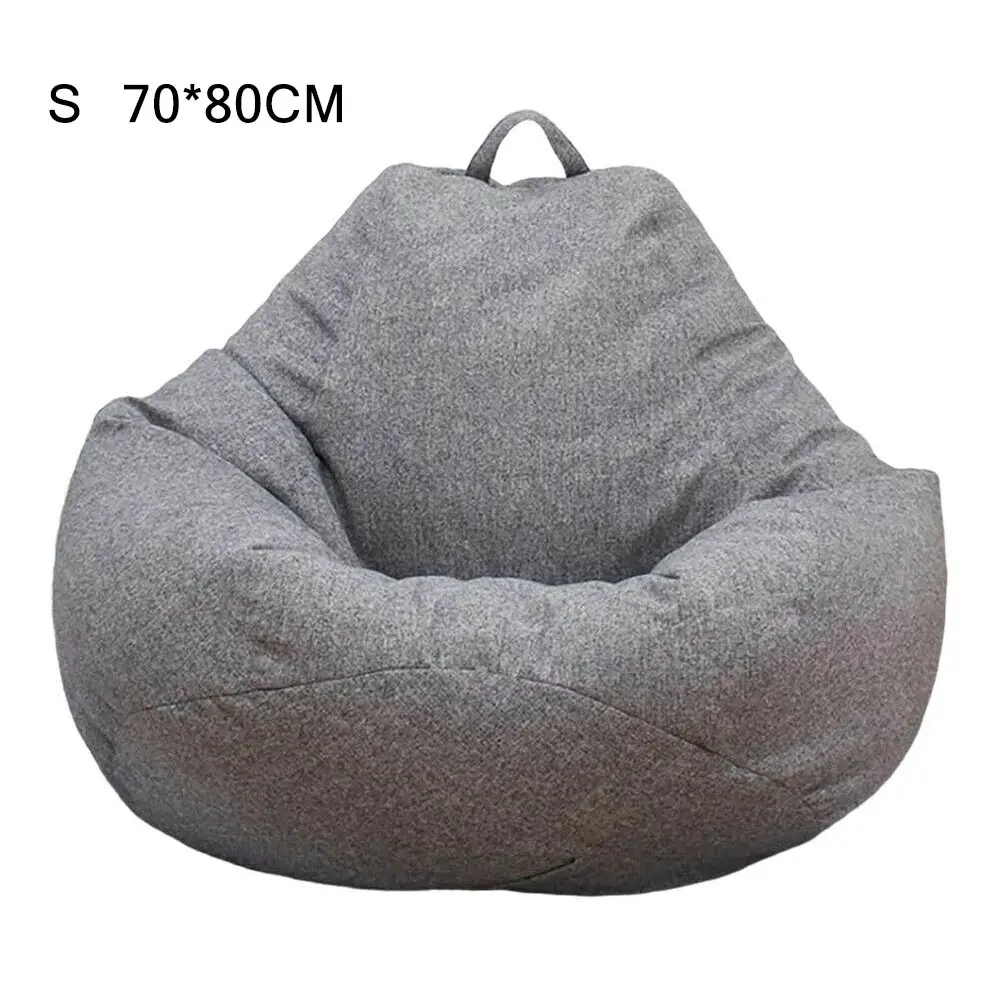 

Bean Bag Chair without Filling Big Puff Seat Couch Bed Stuffed Giant Beanbag Sofa Pouf Ottoman Relax Lounge Furniture for practi