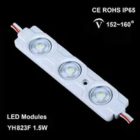 Hight 5630 LED Lights DC12V SMD 5730 LED Module 3LED 1.5w/pc Waterproof For Advertising Board Display Window Warm White / White