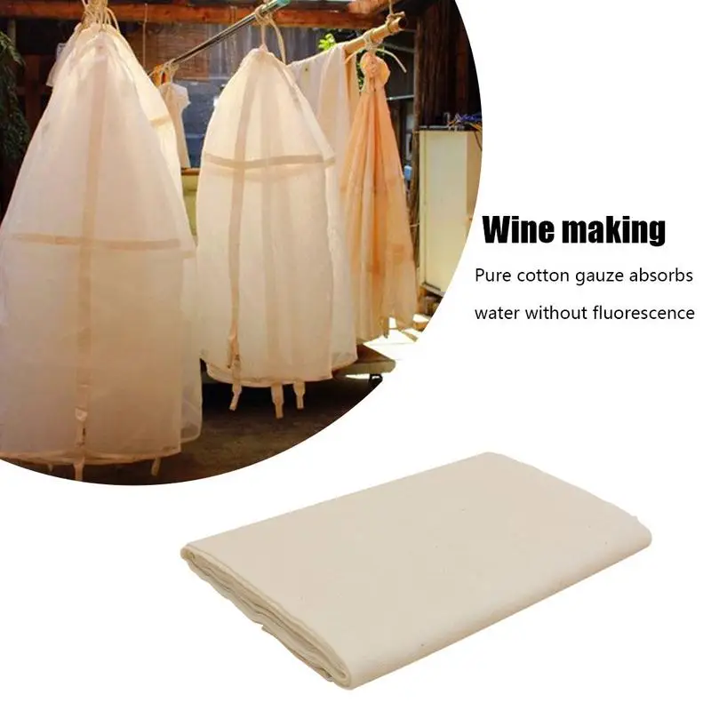 Марля 40s Натуральный ультра тонкого хлопкового фильтра марли Для Кухня щетка для