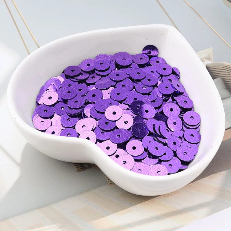 Плоские круглые пайетки из ПВХ 10 цветов 2 6 мм|Блестки| |