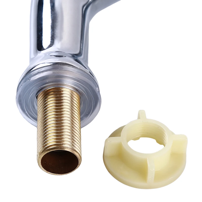 

Zinc Alloy Faucet Kitchen Sink Bathroom Basin Faucet Chrome Plated Single Cold Mixer Tap Single Hole Water Tap Bathroom Supplies