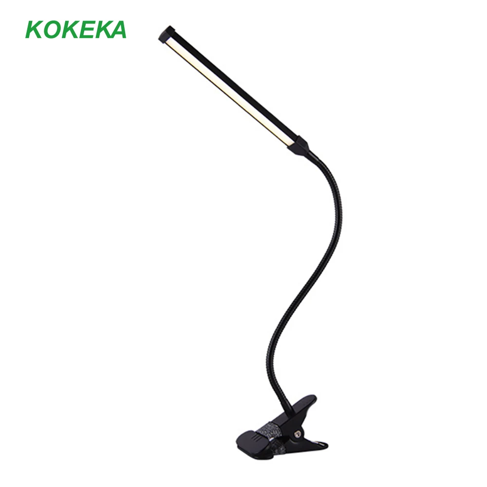 8 Вт Светодиодная Регулируемая Настольная лампа с питанием от USB три цвета