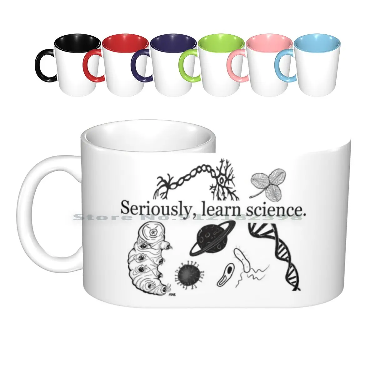 

Керамические кружки для изучения науки, кофейные чашки, кружка для молока, чая, научная ДНК традиционная вода, медведь, нейроны, планеты, бак...