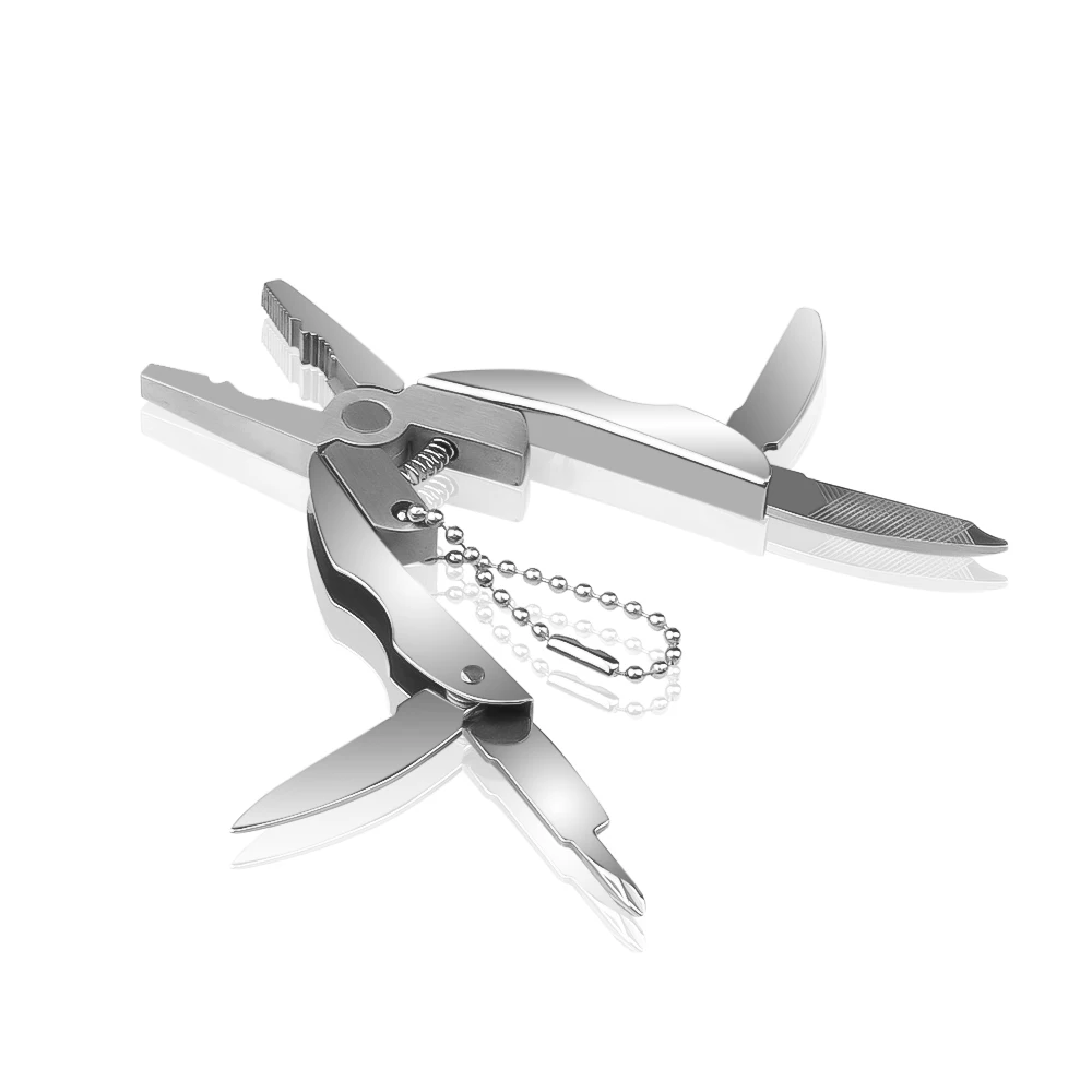 Уличный портативный Мультитул плоскогубцы нож брелок портативная Отвертка из