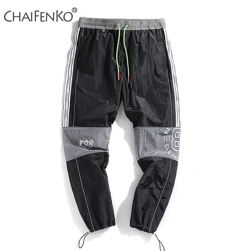 

Штаны CHAIFENKO Мужские Светоотражающие, уличная одежда в стиле хип-хоп, штаны-карго для бега, модные спортивные штаны для отдыха, 2020