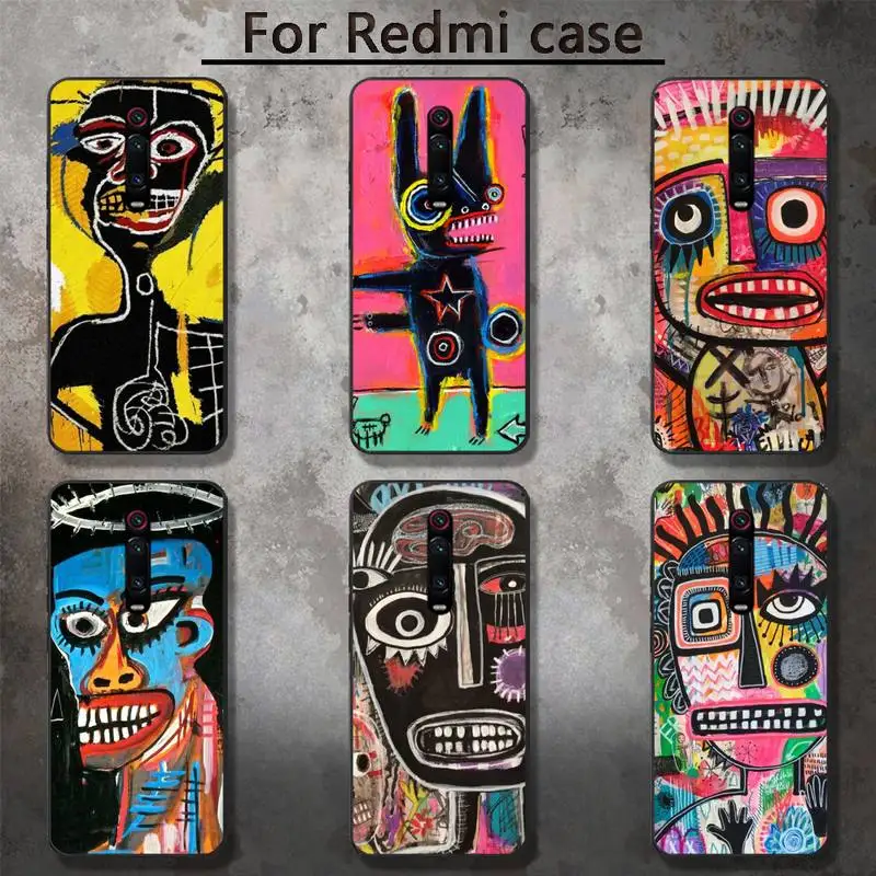 

Jean Michel Basquiat Art Graffiti Phone Case for RedMi 5 5plus 6 Pro 6A S2 4X GO 7A 8A 7 8 9 K20 case