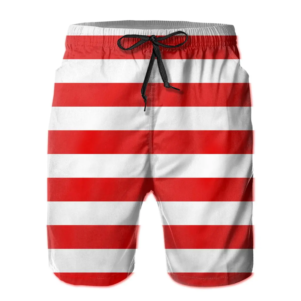 

Summer Men Causal Shorts Breathable Quick Dry Funny Novelty German states basketball Flag Of Thuringia Hawaii Pants