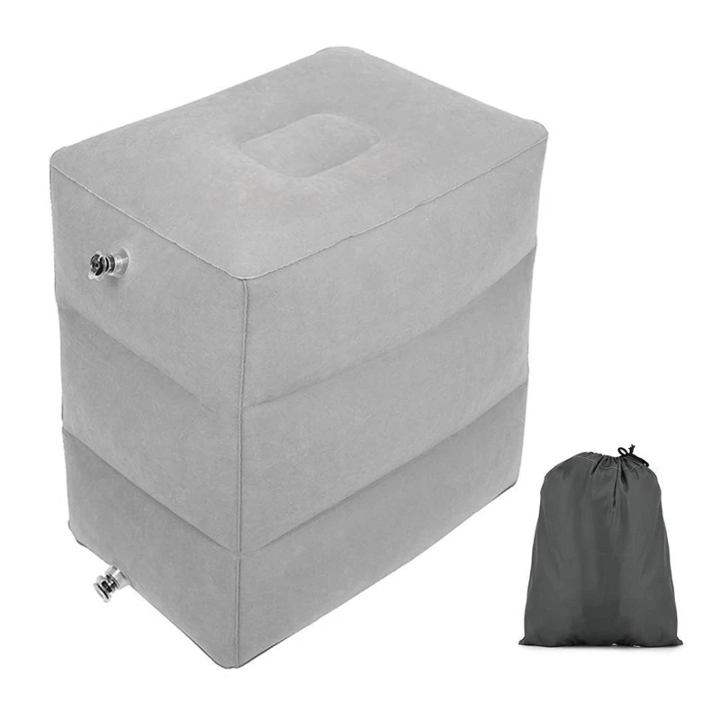 Надувная подушка для ног путешествий детей и взрослых регулируемая по высоте