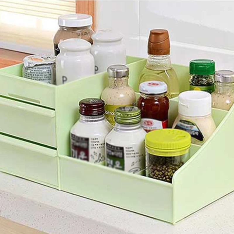 

Desktop Cosmetic Storage Box Multi Grid Display Stand Makeup Organizer Desktop Jewelry Collection Case Holder Household Supplies