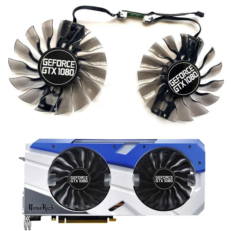 

2PCS 95MM 4PIN GA92S2H GTX1080 Gpu Cooler For Forpalit Emtek GTX1080 Gamerock Premium Graphics Card Cooling