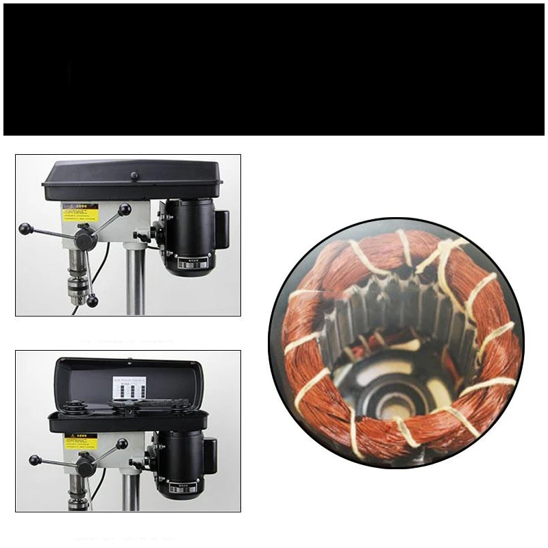 Фрезерный станок сверлильный 370 Вт Маленький Многофункциональный вертикальный