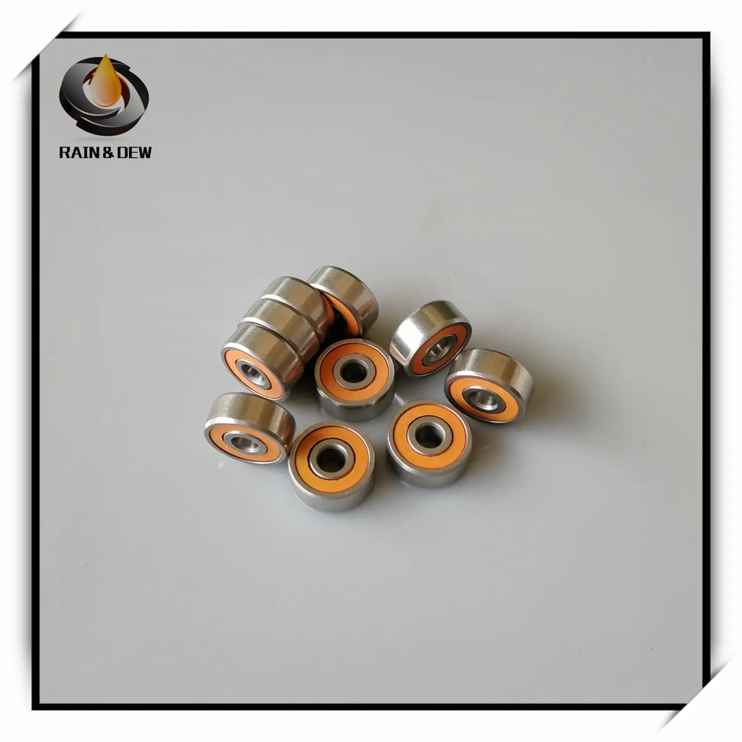 2 шт. SMR103 2RS сертификатом от сертификационной 3x10x4 Нержавеющая сталь Гибридный