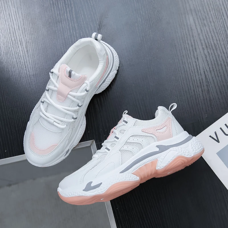 

Women All-Match Casual Shoes Breathable Sneakers Running Shoes Outdoor Light Weight Sports Shoes Lace Up Walking Sneakers