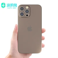0 4mm ultra thin matte phone case for iphone 13 pro max mini shockproof slim soft hard pp cover