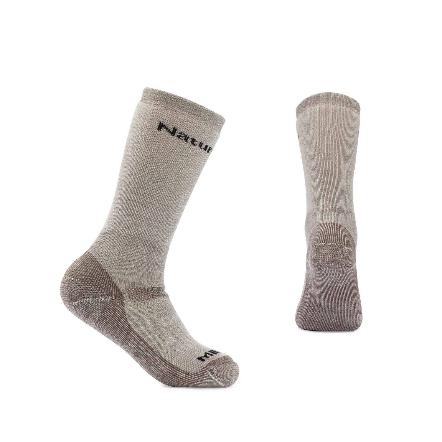 Naturehike Outdoor Woman's Hight-Top Socks Thicken Warm Merino Wool Stink Prevention Hosiery Man Running Sport Winter Cold