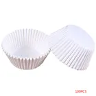 100 шт., бумажные стаканчики для кексов, подложки для выпечки, футляр для кексов, подносы для вечеринки, украшения торта, украшения для дня рождения, вечеринки