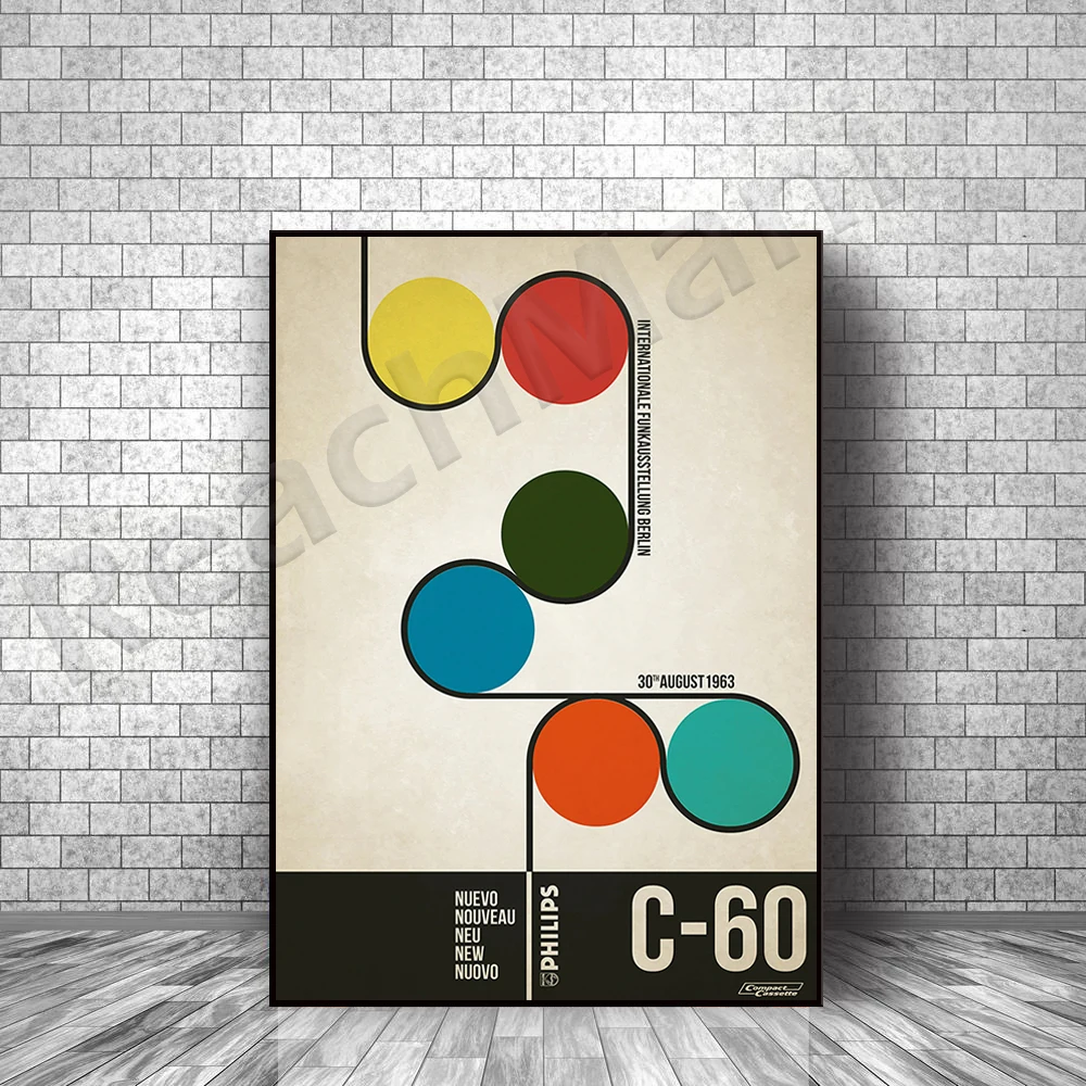 

C60-Retro Style Advertising Art Deco Exhibition Canvas Poster