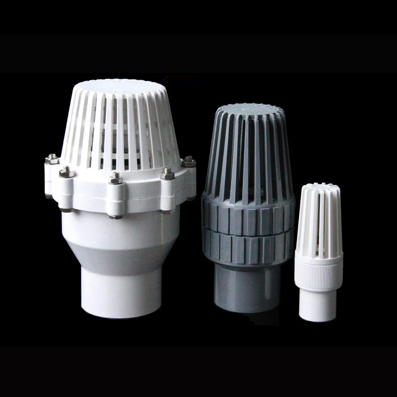 Фитинг для труб из ПВХ Нижний односторонний обратный клапан 32 40 50 63 75 90 110 мм