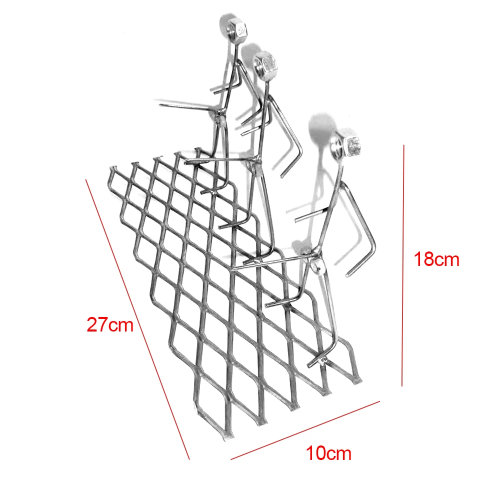 

1pcs Creative Nut Head Three-Person Feame Barbecue Hot Dog Grill Stainless Steel Barbecue Rack Home Kitchen Accessories