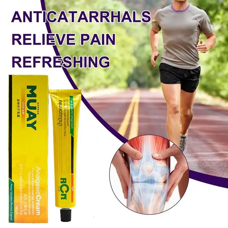 Массаж облегчение боли 100 г/шт. Таиланд активные Муай Тай мазь для облегчения