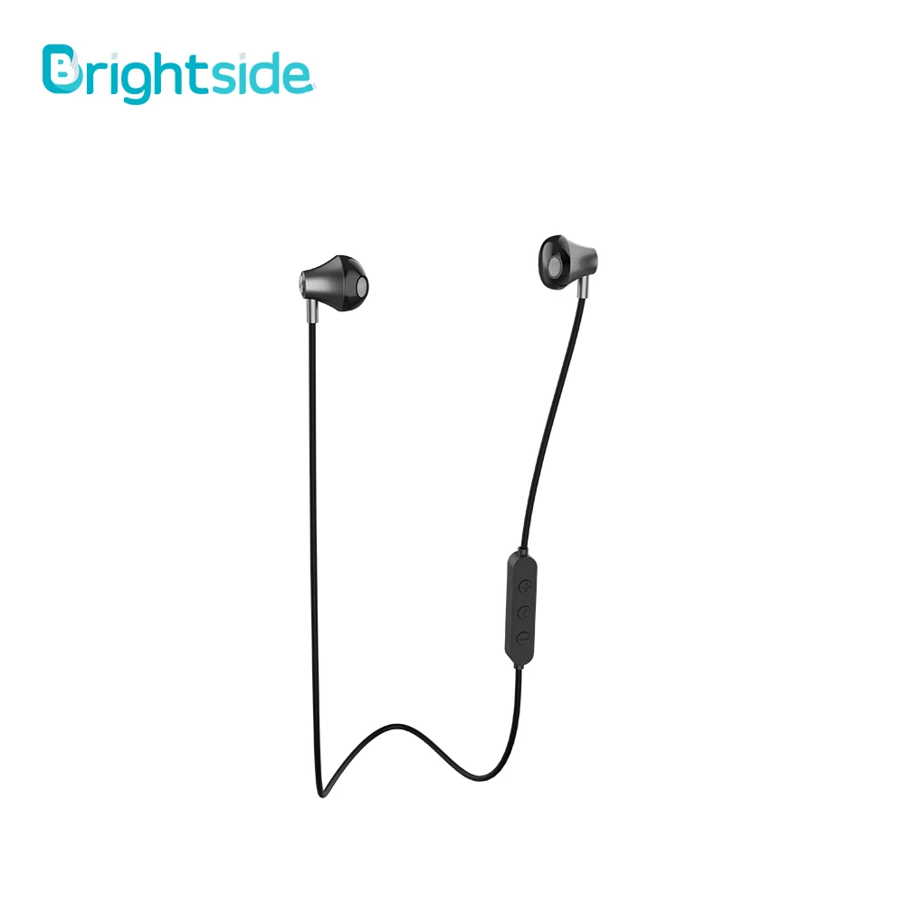 Беспроводные спортивные стерео магнитные Bluetooth наушники Brightside с микрофоном для