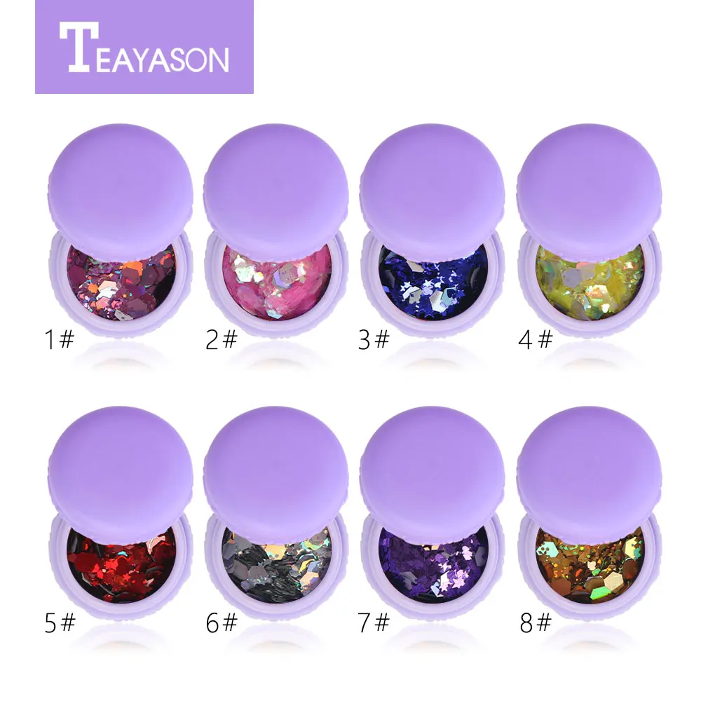 TEAYASON Блеск порошок уход за кожей лица Тени для век бледно палитра теней Красота