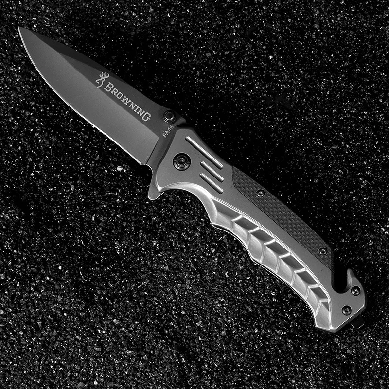 

Hysenss 5CR15MOV Blade Stainless Steel Quick Open Tactical Folding Knife Pocket G10 Handle Outdoor Camping Survival EDC Tools