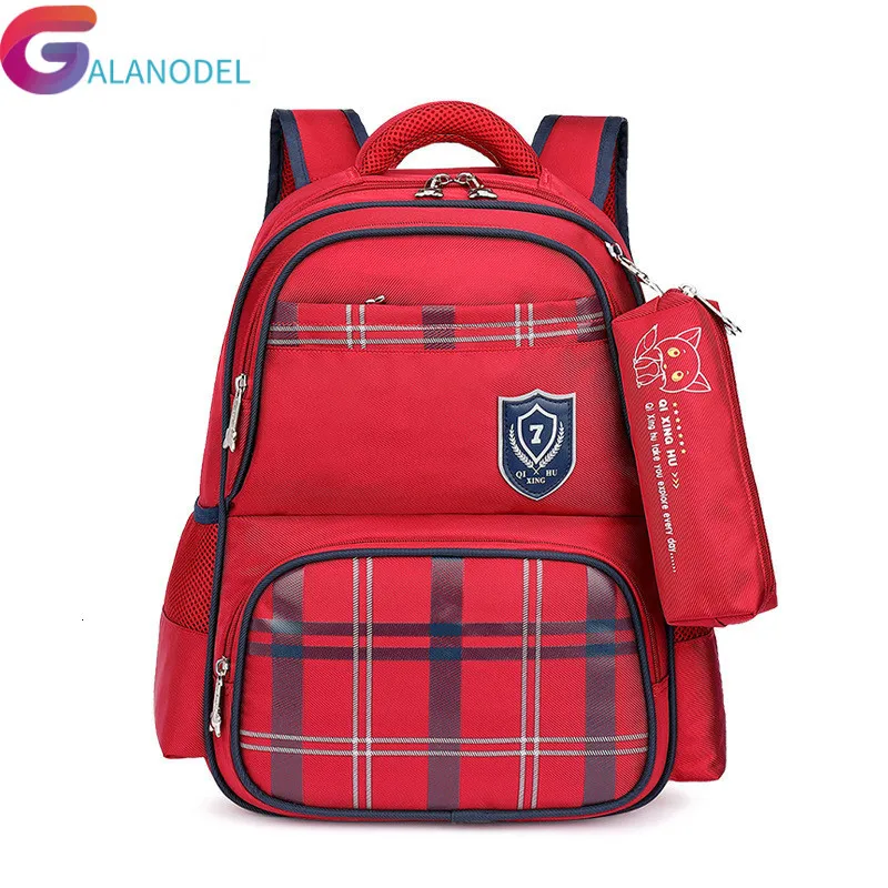

Kids School Bags with Pencil case Orthopedic Backpack Schoolbag Waterproof Nylon School Bags For Girls Boys Children Backpacks