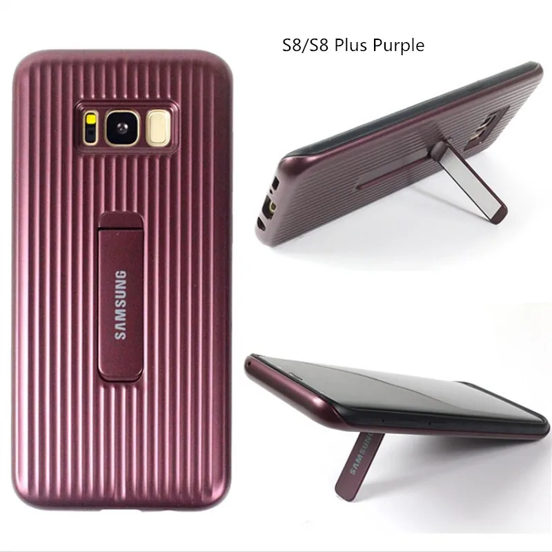 Original Samsung Galaxy S8 Plus Standing Phone Case Ultimate Device For S8+ SM-G9500 G9550 Protection Cover With Logo | Мобильные