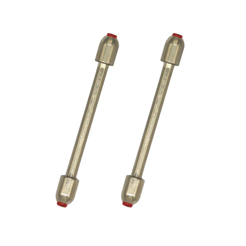 

20pcs Saltwater Fishing Alloy Copper Big head Lead Sheath Tube With Plastic Inner Core 13mm 15mm 17mm Fishing Accessories